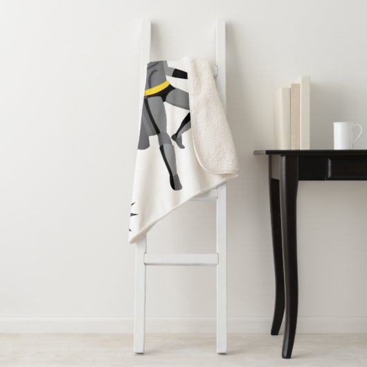 スーパーヒーローアメージングユニークボーイ素晴らしい誕生日彼女 シェルパブランケット (インサイチュ)