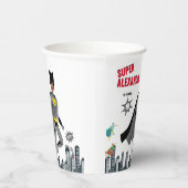 スーパーヒーローアメージングユニークボーイ素晴らしい 紙コップ (右)