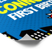 スーパーヒーローウェルカムサイン ポスター (角)