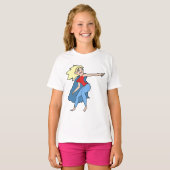 スーパーヒーローウーマン Tシャツ (正面フル)