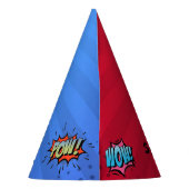 スーパーヒーローカスタムフォト誕生日 パーティーハット (裏面)