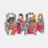 スーパーヒーローキッズパーティー特典ボックス – 漫画スタイルギフト フェイバーボックス (折り畳みなし)