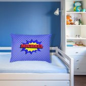 スーパーヒーローキッズ漫画パーソナライズされたブック名 枕カバー