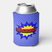 スーパーヒーローキッズ漫画パーソナライズされたブック名 缶クーラー (缶裏面)