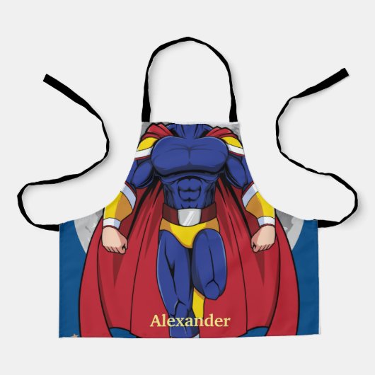 スーパーヒーローキッズ エプロン (正面)