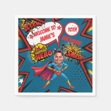 スーパーヒーローキャラチャーアクションパック少年の誕生日