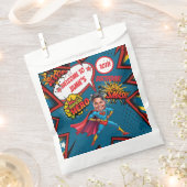 スーパーヒーローキャラチャーアクションパック少年の誕生日 フェイバーバッグ (クリップ留めされた状態)