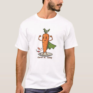 スーパーヒーローキャロット VS キャンディ ファン Tシャツ