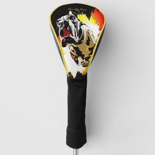 スーパーヒーローグレートダネドッグ01 – イグナシオ裁判官 ゴルフヘッドカバー (正面)