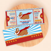 スーパーヒーローコルギパピー誕生日パーティー 招待状