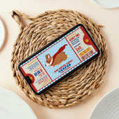 スーパーヒーローコルギパピー誕生日パーティー 招待状