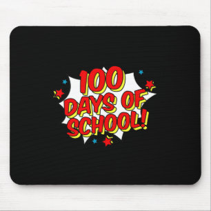 スーパーヒーロースタイルハッピー100th学校の100日 マウスパッド