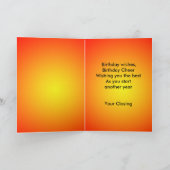 スーパーヒーロースターハッピーバースデーカード カード (内部)