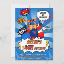 スーパーヒーロータイガー誕生日パーティー