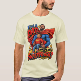スーパーヒーローダッドTシャツ Tシャツ