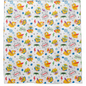 スーパーヒーローチキン シャワーカーテン (正面)