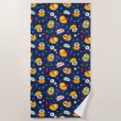 スーパーヒーローチキン ビーチタオル (正面)