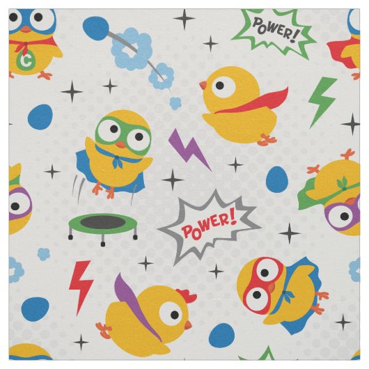 スーパーヒーローチキン ファブリック (見本)