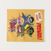 スーパーヒーローテーマカスタマイズやる気を起こさせるタペストリー タペストリー (正面(横))