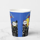 スーパーヒーローテーマ誕生日 紙コップ (右)