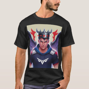 スーパーヒーローデザイン非常に甘い美しいデザイン Tシャツ