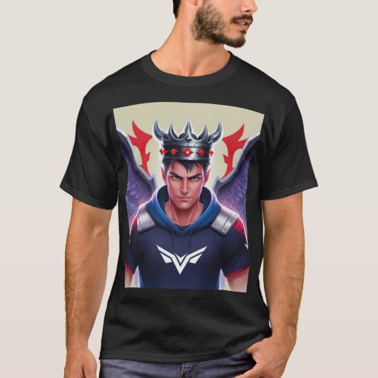 スーパーヒーローデザイン非常に甘い美しいデザイン Tシャツ (正面)
