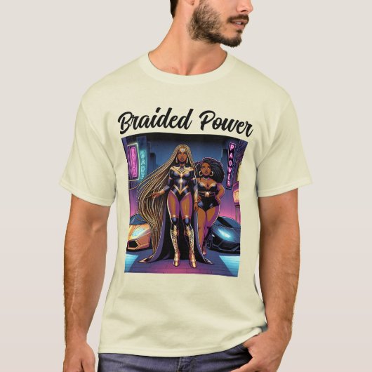 スーパーヒーローデュオTシャツ Tシャツ (正面)