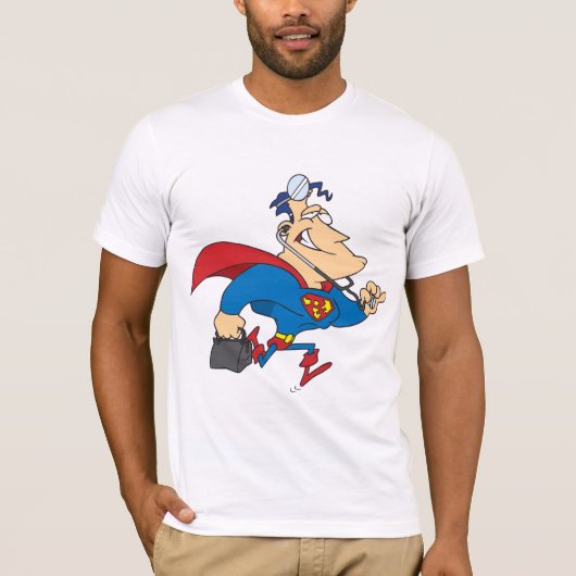 スーパーヒーロードクターメンスTシャツ Tシャツ (正面)