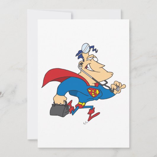 スーパーヒーロードクター招待状 招待状 (正面)