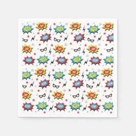 スーパーヒーローナプキンス スタンダードカクテルナプキン