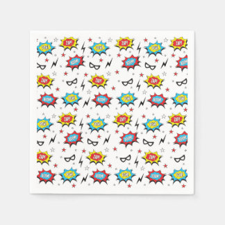 スーパーヒーローナプキンス スタンダードカクテルナプキン