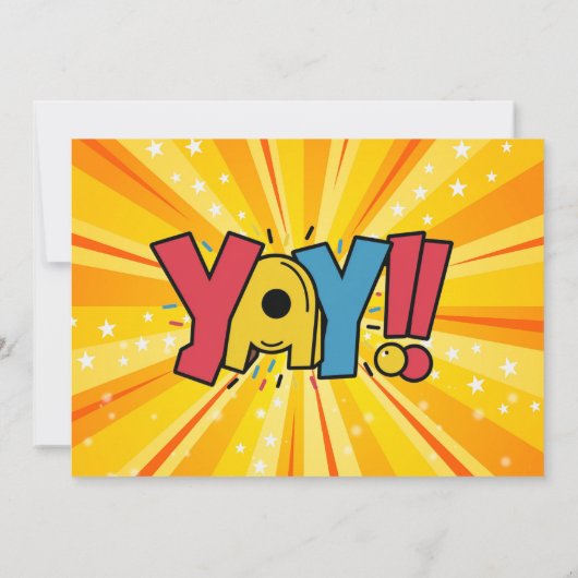 スーパーヒーローハロウィーンマンガ漫画招待状 招待状 (裏面)