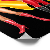 スーパーヒーローバイデン氏&amp; Kamala Harris 2021 ポスター (角)