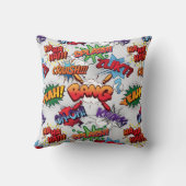 スーパーヒーローバブルパターン クッション (裏面)