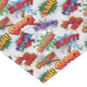 スーパーヒーローバブルパターン テーブルクロス (アングル)