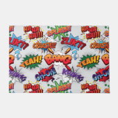 スーパーヒーローバブルパターン ドアマット (正面)