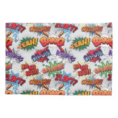 スーパーヒーローバブルパターン 枕カバー (裏面-左)