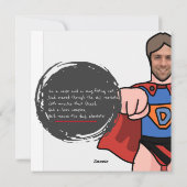 スーパーヒーローパパファーザーズデイカード シーズンカード (裏面)