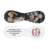 スーパーヒーローパパ漫画ファミリー2 Photo Keepsake 野球ボール (パネル)