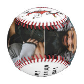 スーパーヒーローパパ漫画ファミリー2 Photo Keepsake 野球ボール (正面)