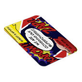 スーパーヒーローパロディ日付結婚を保存 マグネット (右側)