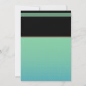 スーパーヒーローパーティの招待状漫画ブックカバースタイル 招待状 (裏面)