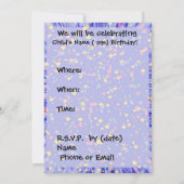 スーパーヒーローパーティーの招待状 招待状 (裏面)