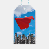 スーパーヒーローパーティーフェイバーラベル ギフトタグ (裏面)