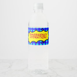 スーパーヒーローパーティー 非常時用水分補給 ペットボトルラベル