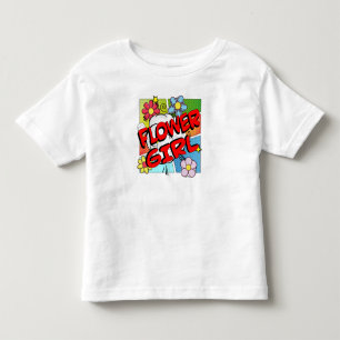 スーパーヒーローフラワーガール トドラーTシャツ