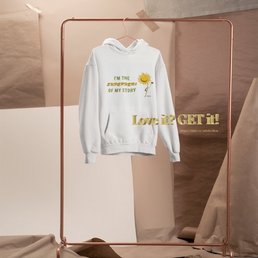 スーパーヒーローフルジップフード付きスウェットシャツby詩人Adiela Akoo パーカ