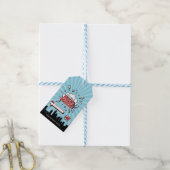 スーパーヒーローフレンド漫画バレンタインギフトラベル ギフトタグ (より糸付き)