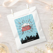 スーパーヒーローフレンド漫画バレンタインフェイトバッグ フェイバーバッグ (クリップ留めされた状態)