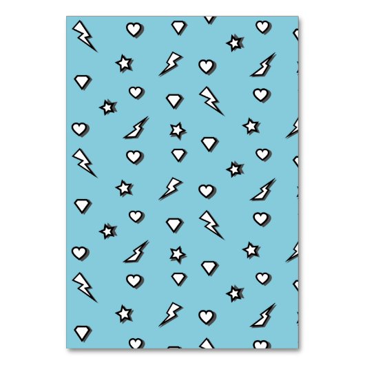 スーパーヒーローフレンド漫画教室バレンタインカード テーブルナンバー (裏面)